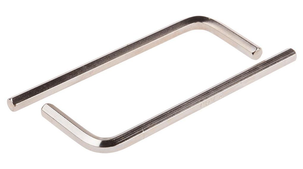 Hex Key, 4 mm, Pack of 5 pieces